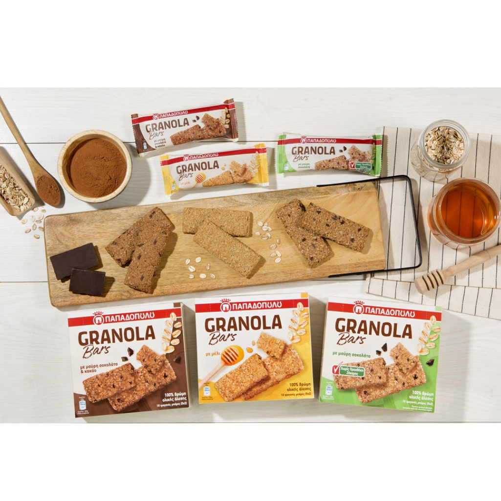 H εταιρεία Ε.Ι. Παπαδόπουλος Α.Ε. λανσάρει τις νέες GRANOLA Bars Jenny.gr